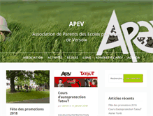 Tablet Screenshot of apev.ch